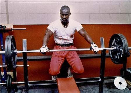 Johnson of Canada prepares for the men's 100m ahead of the Seoul Olympics during a training session in Toronto